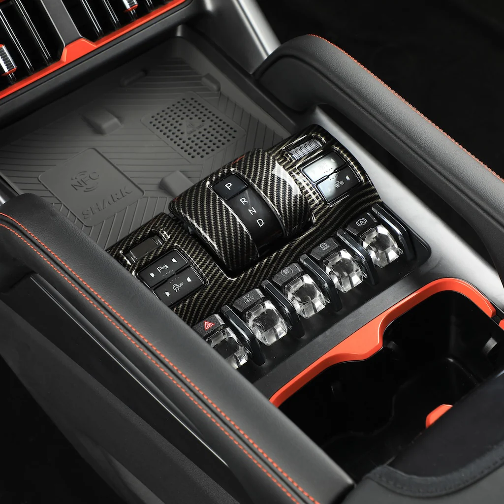 ABS Centre Console Wrap Cover for BYD Shark 6 - Image 6