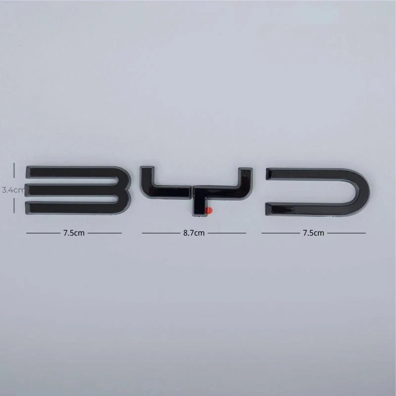 Front Bumper Black Emblem LOGO for BYD - Image 11