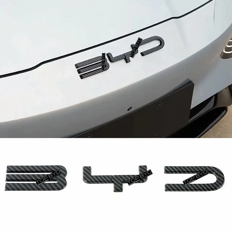 Front Bumper Black Emblem LOGO for BYD - Image 3