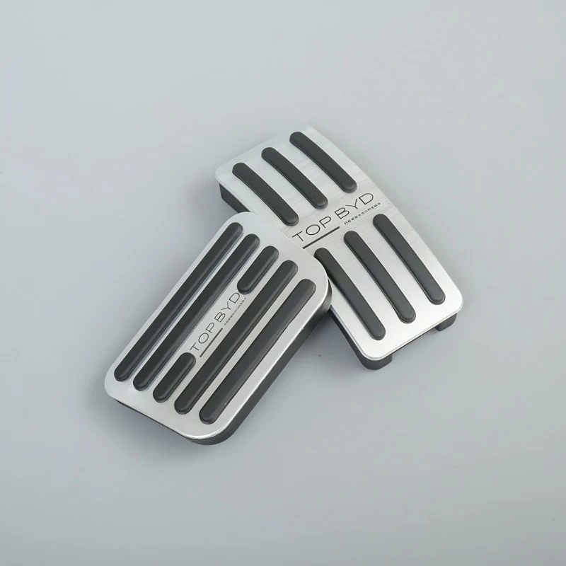 Brushed Aluminum Anti-Slip Pedal for BYD - Image 4