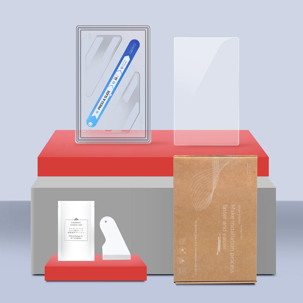 BYD Tempered Glass Screen Protection with Installation Tool - Image 6