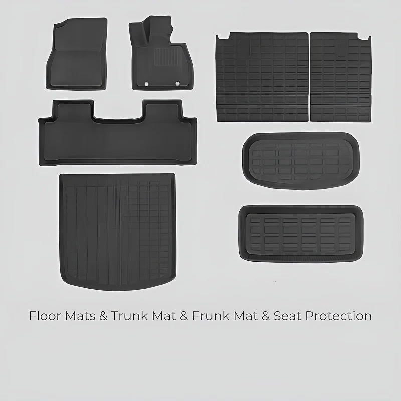 XPE Floor Mats & Trunk Mat for BYD Sealion 7 - Image 9