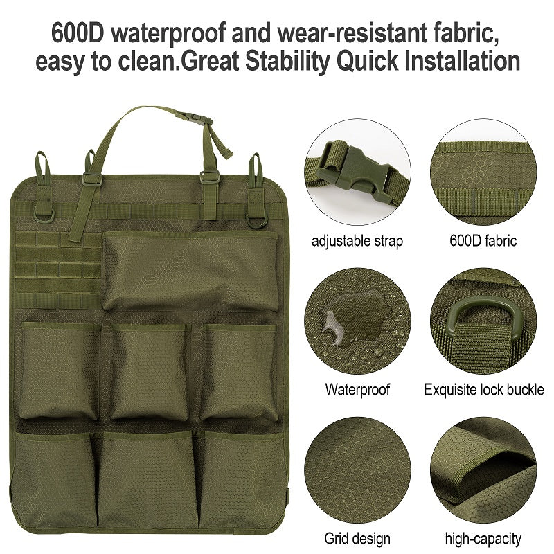 Car Seat Back Tactical Storage Bag - Image 9