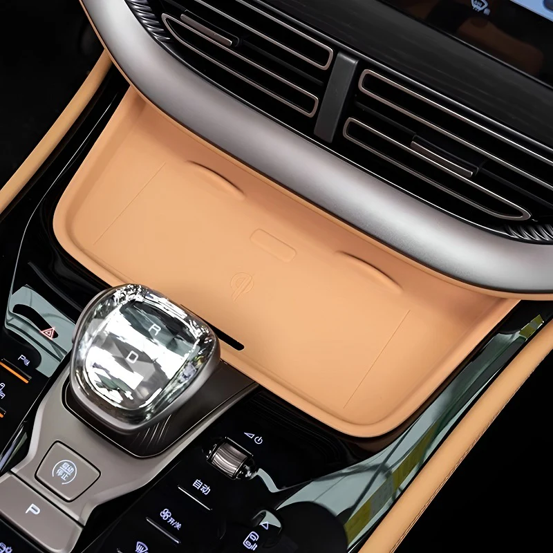 Center Console Silicone Pad for Wireless Charging Space for DENZA D9 - Image 5