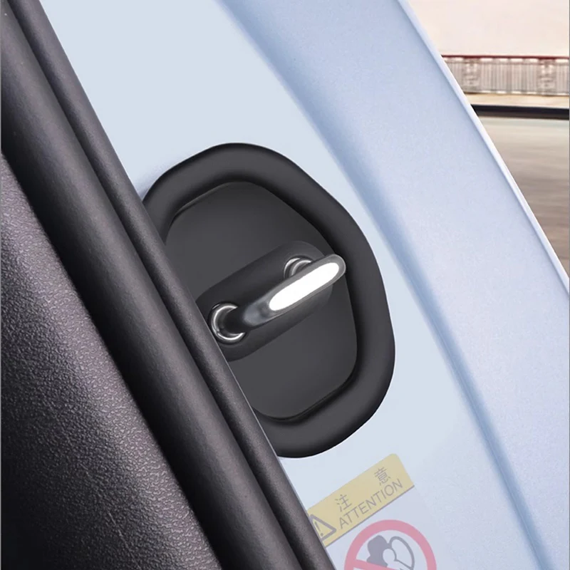 Cushion Silicone Door Lock Buckle Prot Cover for BYD (4Pcs) - Image 5