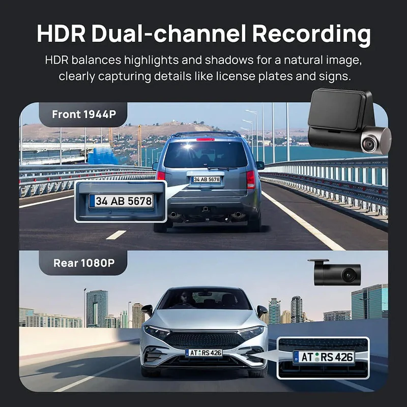 Dash Cam 3K HD with 2-Inch Screen, Supports 24-hour Monitoring - Image 7