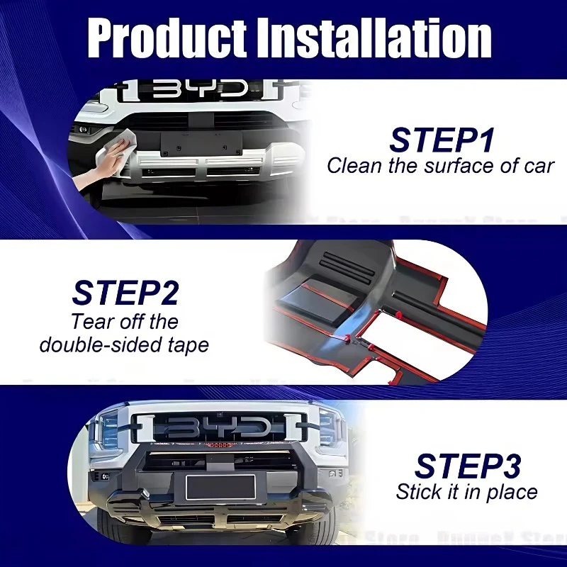 Front Bumper Lower Guard for BYD Shark 6 - Image 5