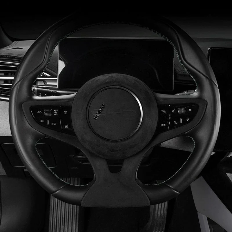 Genuine Alcantara Steering Wheel Sticker - Image 3