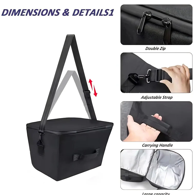 Insulated Front Trunk Bag for BYD Sealion 7 (2Pcs) - Image 8