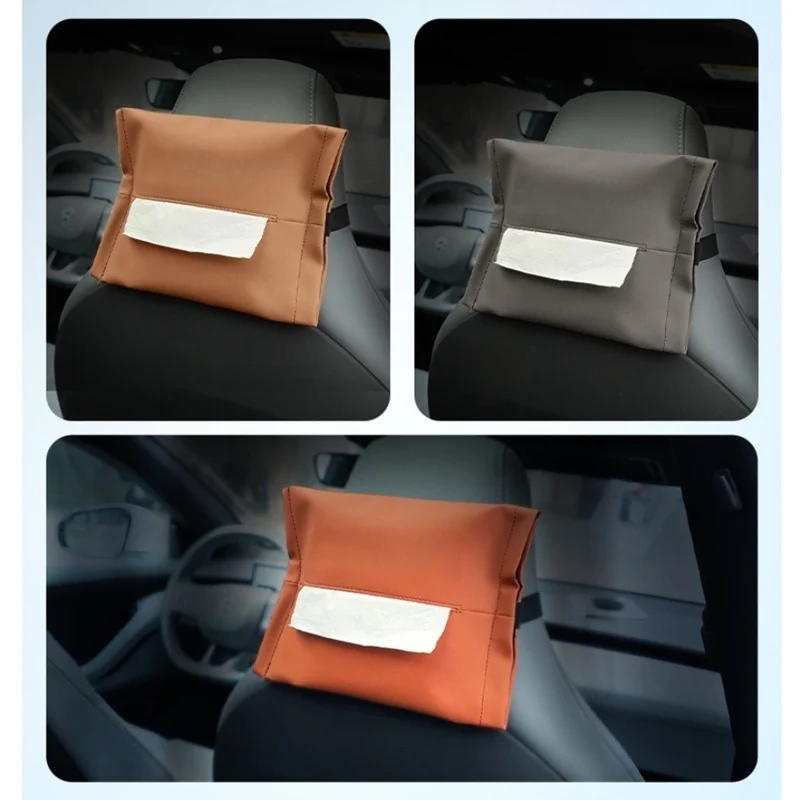 Microfiber Skin Leather Tissue Box for BYD - Image 12