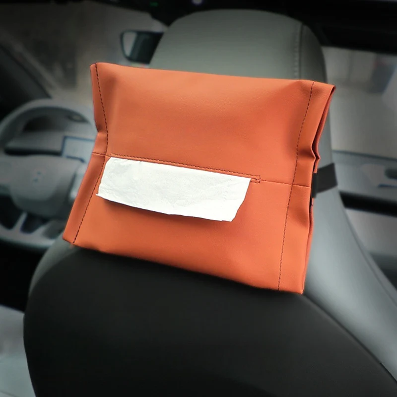 Microfiber Skin Leather Tissue Box for BYD - Image 4