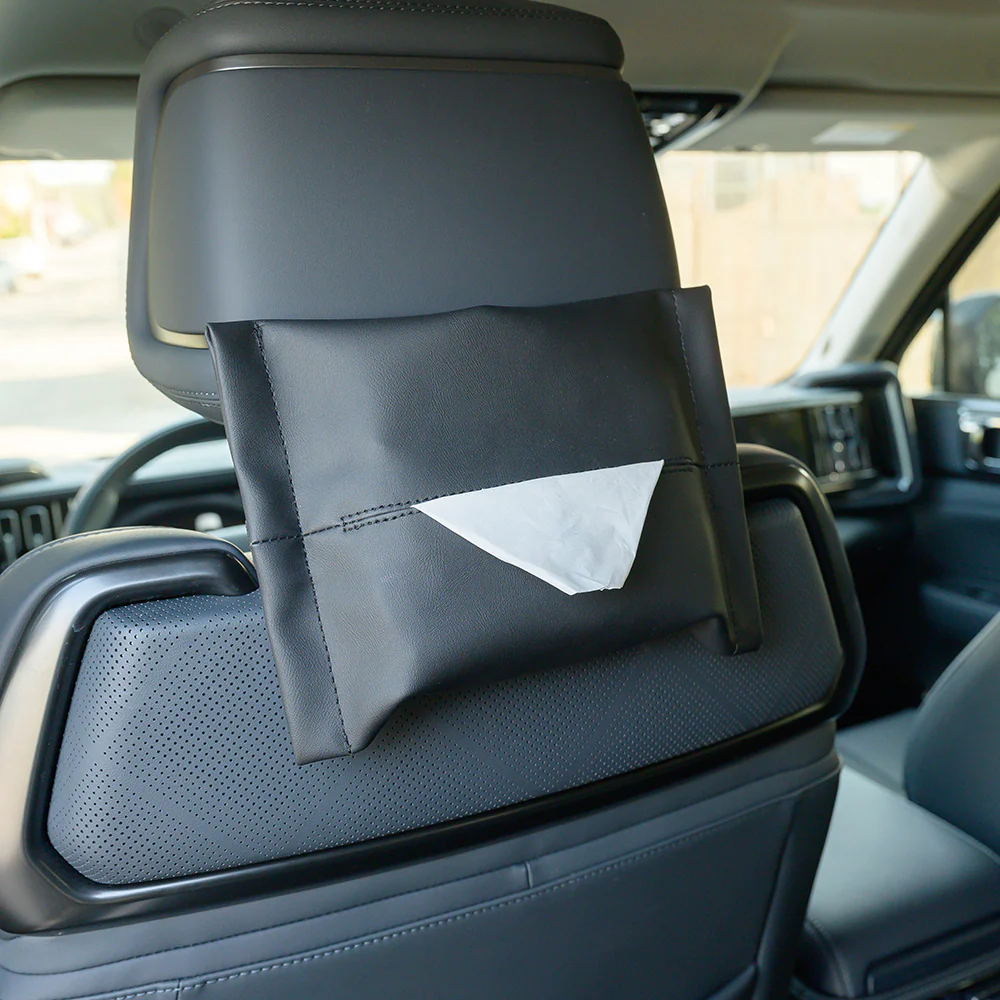 Microfiber Skin Leather Tissue Box for BYD - Image 6