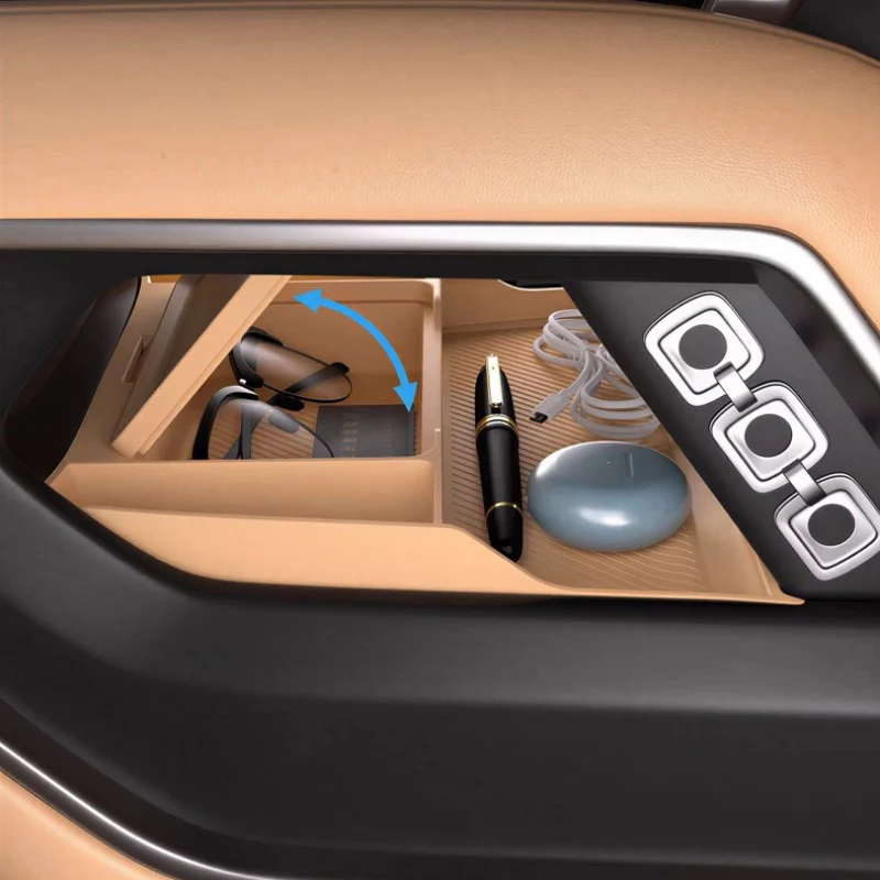 Lower Center Console Double-Layer Storage Box for Denza B8 - Image 4