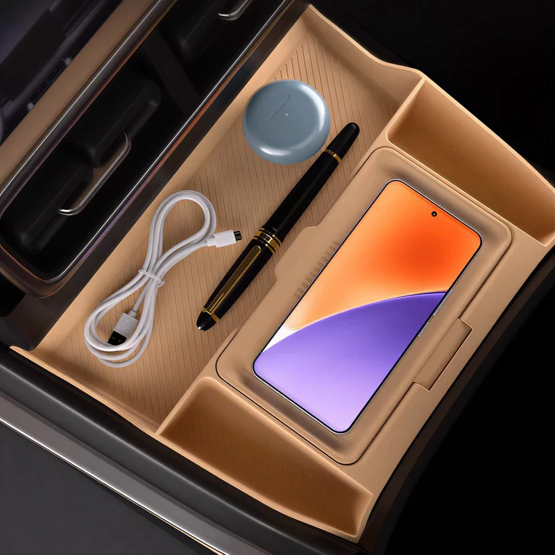 Lower Center Console Double-Layer Storage Box for Denza B8 - Image 5