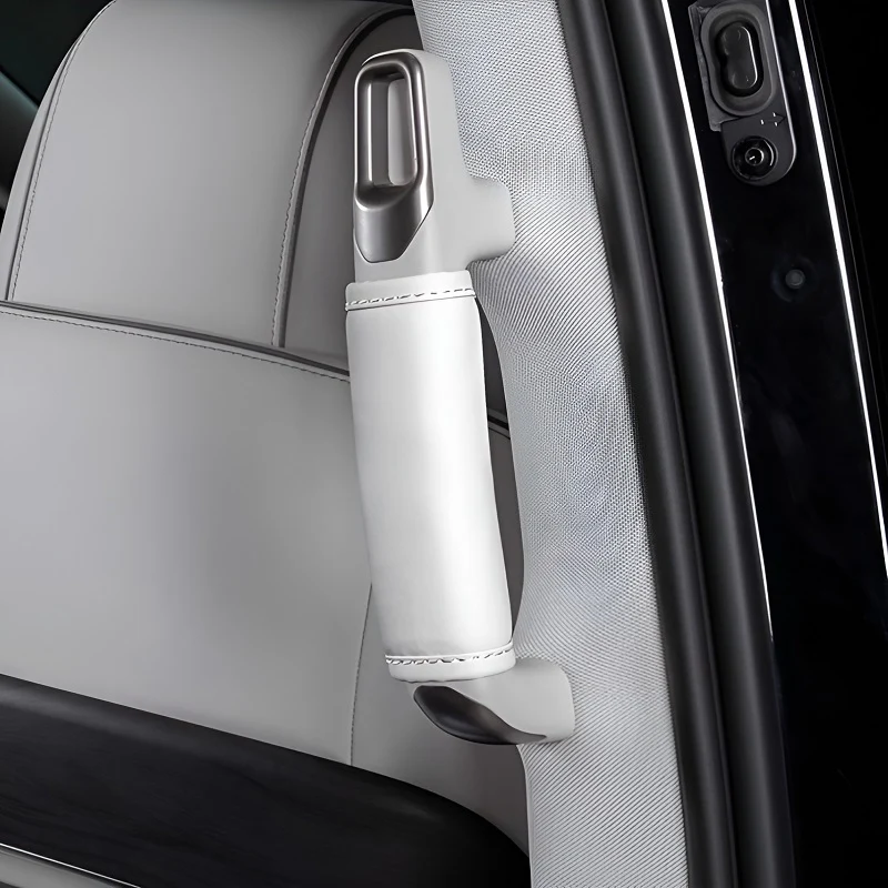 Middle Door Handle Leather Cover for DENZA D9 - Image 3