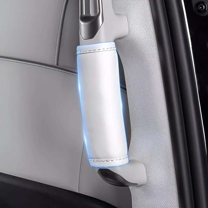 Middle Door Handle Leather Cover for DENZA D9 - Image 5