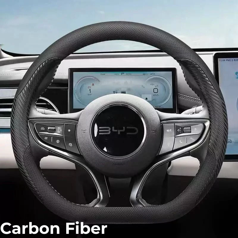 Napa Leather Steering Wheel Cover for BYD - Image 2