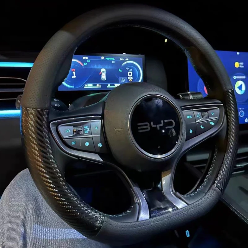 Napa Leather Steering Wheel Cover for BYD - Image 6