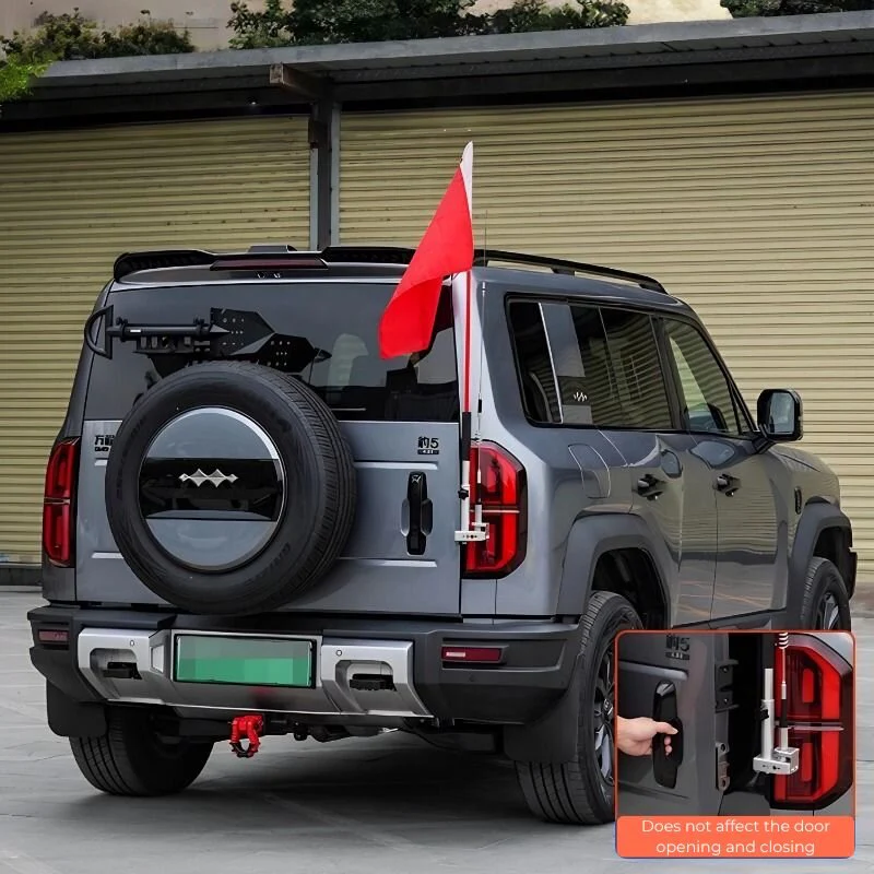 Tailgate Flagpole Antenna Bracket for Denza B5/B8 - Image 4