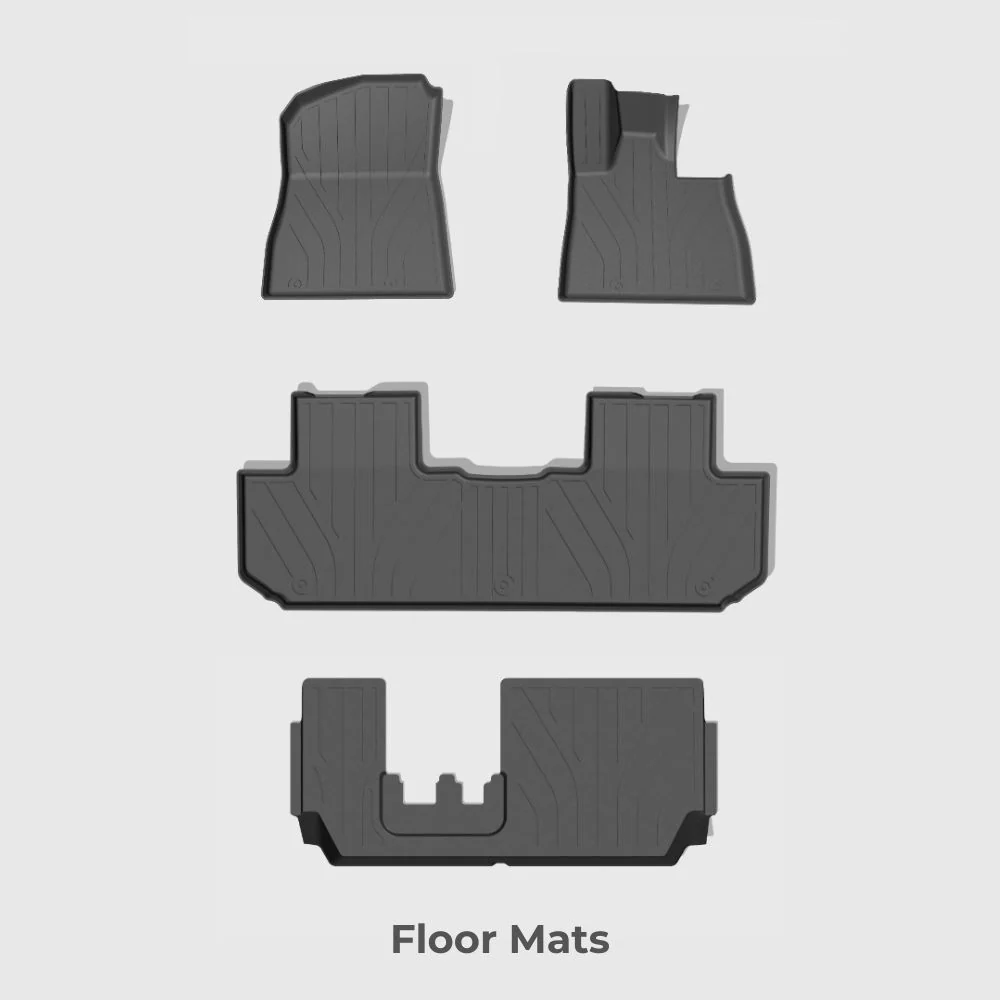 3D Deep Dish All-Weather TPE Floor Mats for RHD BYD Sealion 8/Atto 8 - Image 10