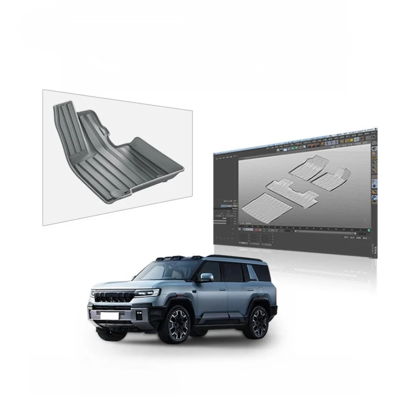 TPE Floor Mats & Trunk Mat for Denza B8 - Image 5