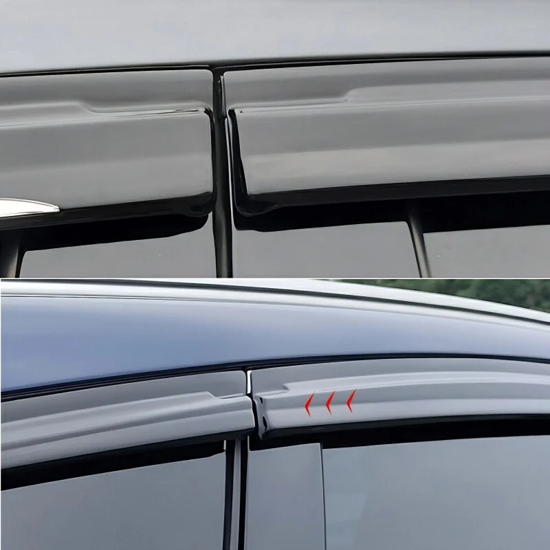 Black Rain Guard / Window Visor for BYD (4 Pcs) - Image 3